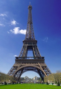 The iconic Eiffel tower. Wait til I photoshop my head into the bottom of this pic!